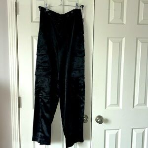 A New Day ( Target )women’s size 8 black satin cargo pants new with tags